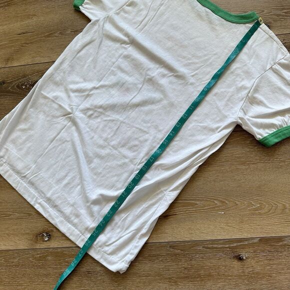 Vintage Boston Celtics Shirt Mens M Danny Ainge Ringer 80s NBA Basketball - Picture 10 of 11